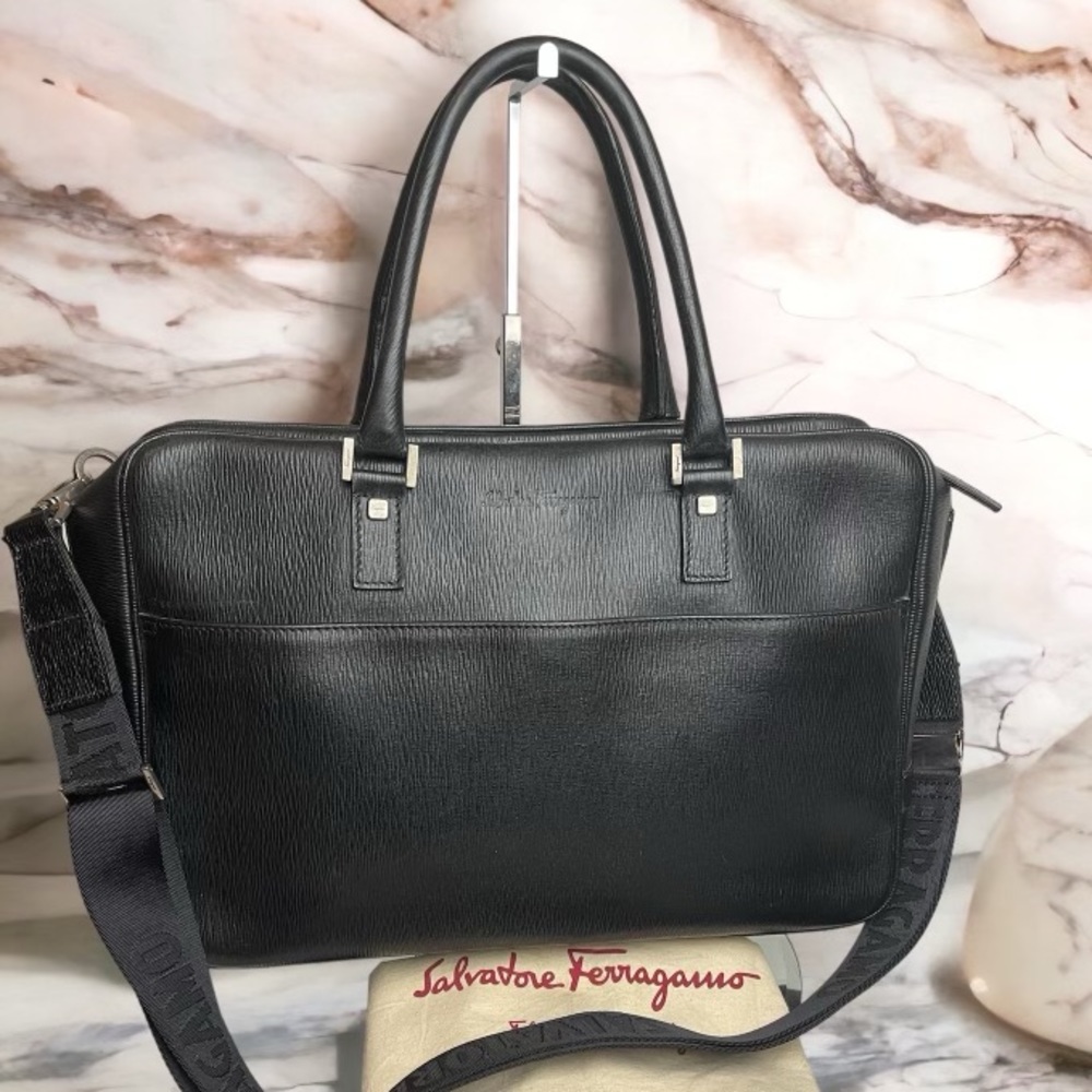 Authentic Ferragamo 2Way Briefcase Business